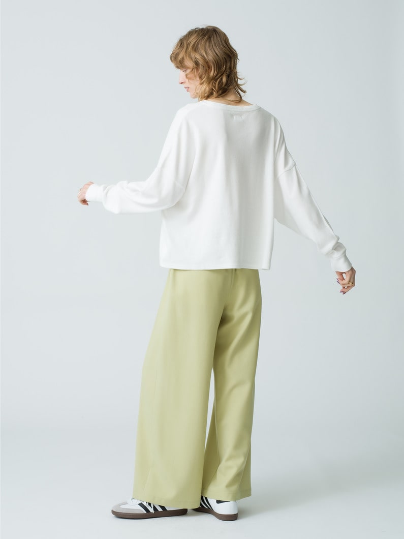 Wide Flare Pants 詳細画像 light green 4