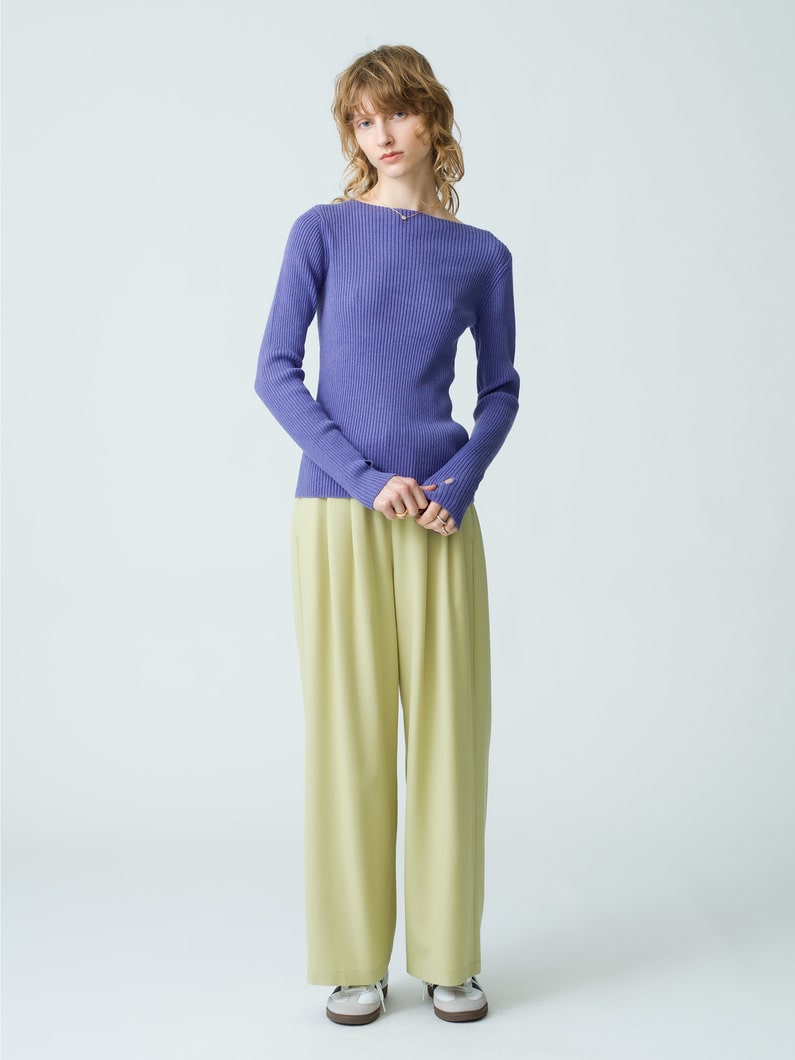 Wide Flare Pants 詳細画像 light green 5