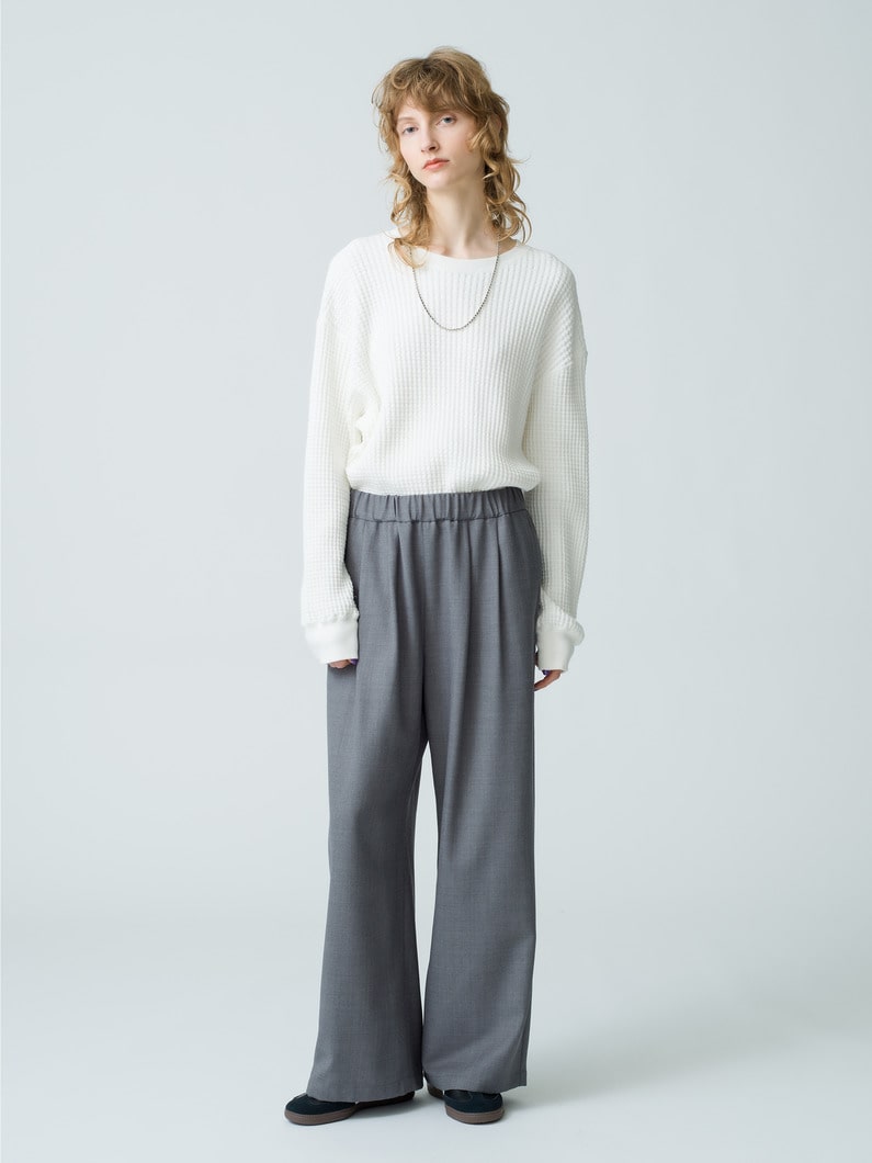 Wide Flare Pants 詳細画像 gray 1