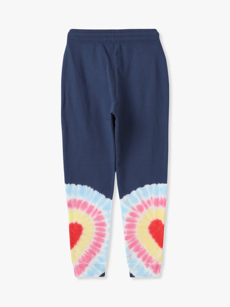 Heart Tie Dye Sweat Pants 詳細画像 navy 1