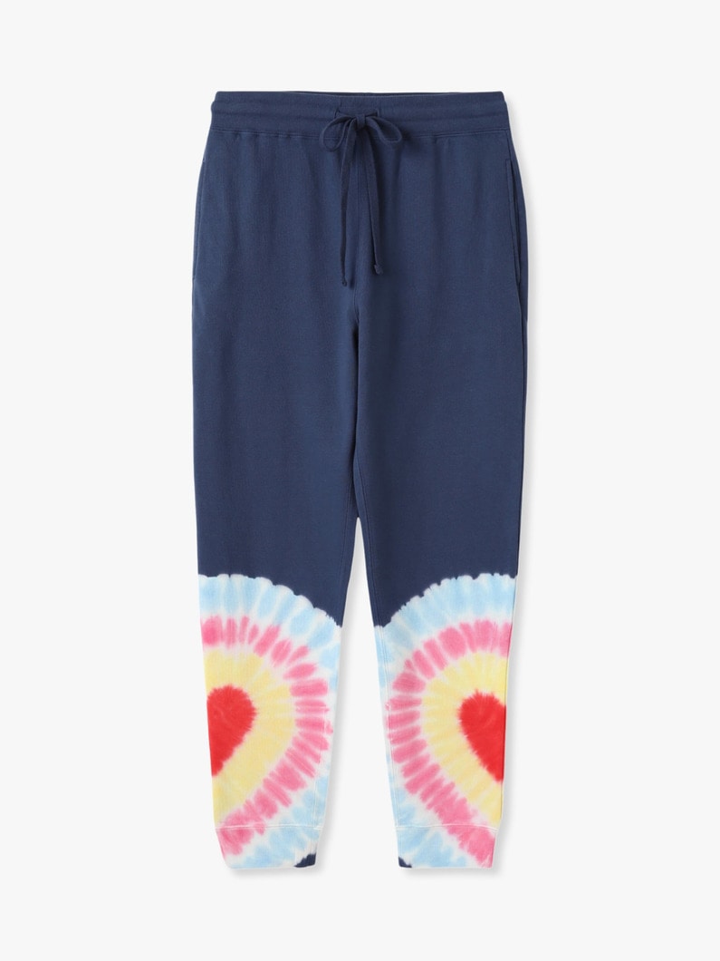 Heart Tie Dye Sweat Pants 詳細画像 navy 4