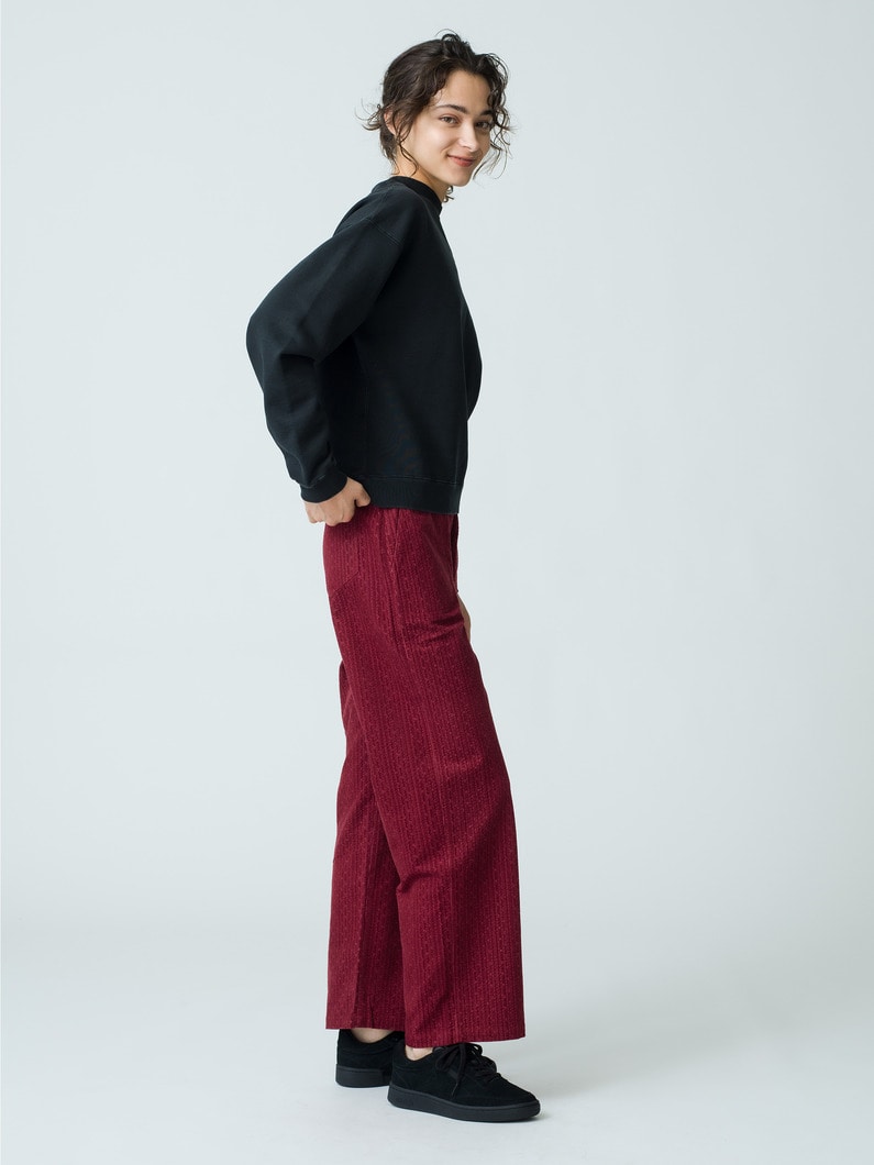 Corduroy Ranch Pants 詳細画像 burgundy 2