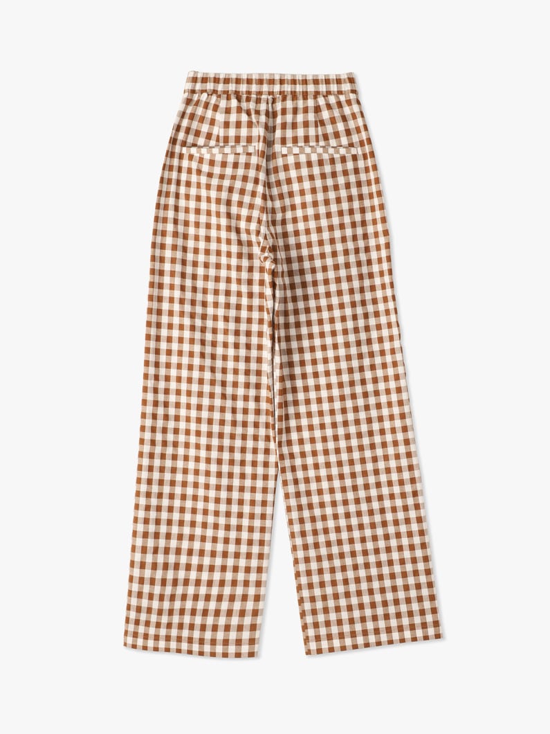 Checkered Pants 詳細画像 brown 1