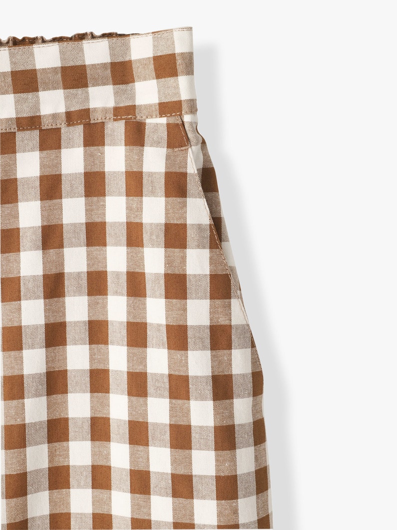 Checkered Pants 詳細画像 brown 3