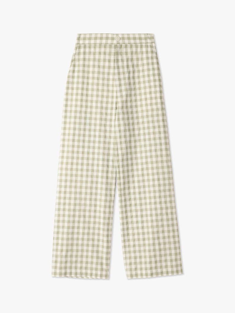 Checkered Pants 詳細画像 green 3