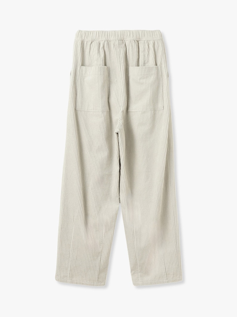 Corduroy Tuck Pants 詳細画像 ivory 1