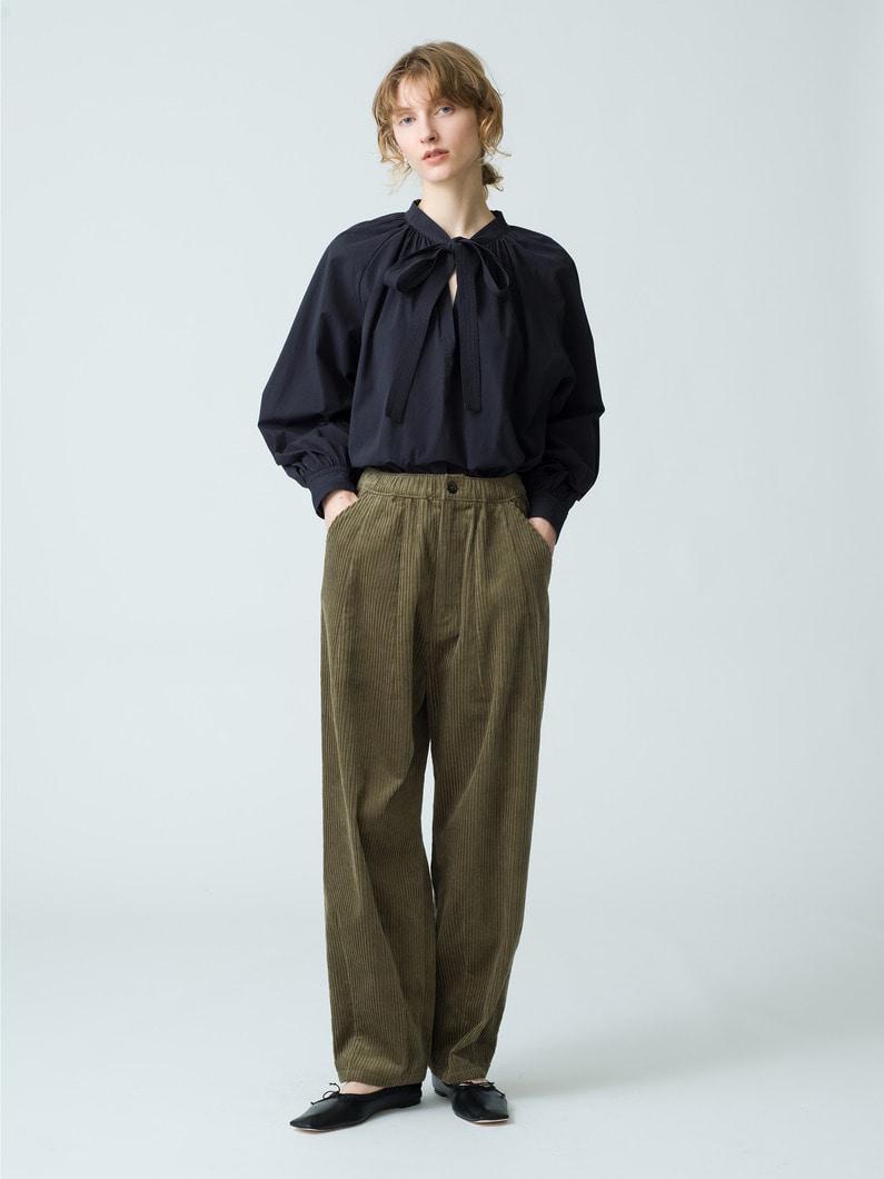 Corduroy Tuck Pants 詳細画像 khaki