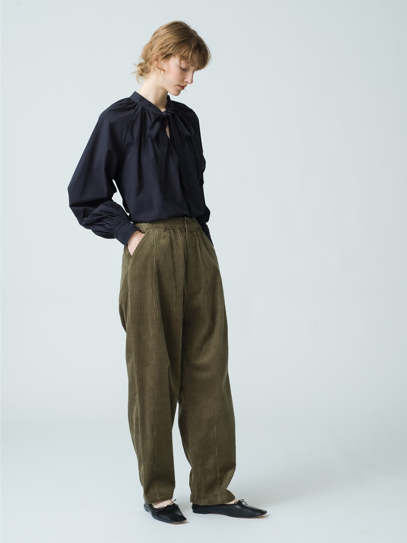 Corduroy Tuck Pants 詳細画像 khaki 3