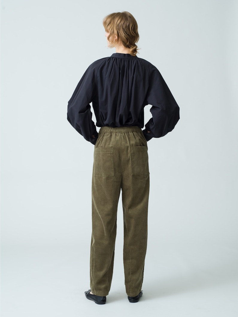 Corduroy Tuck Pants 詳細画像 khaki 4