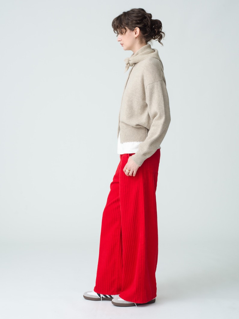 Organic Cotton Corduroy Pants 詳細画像 red 2