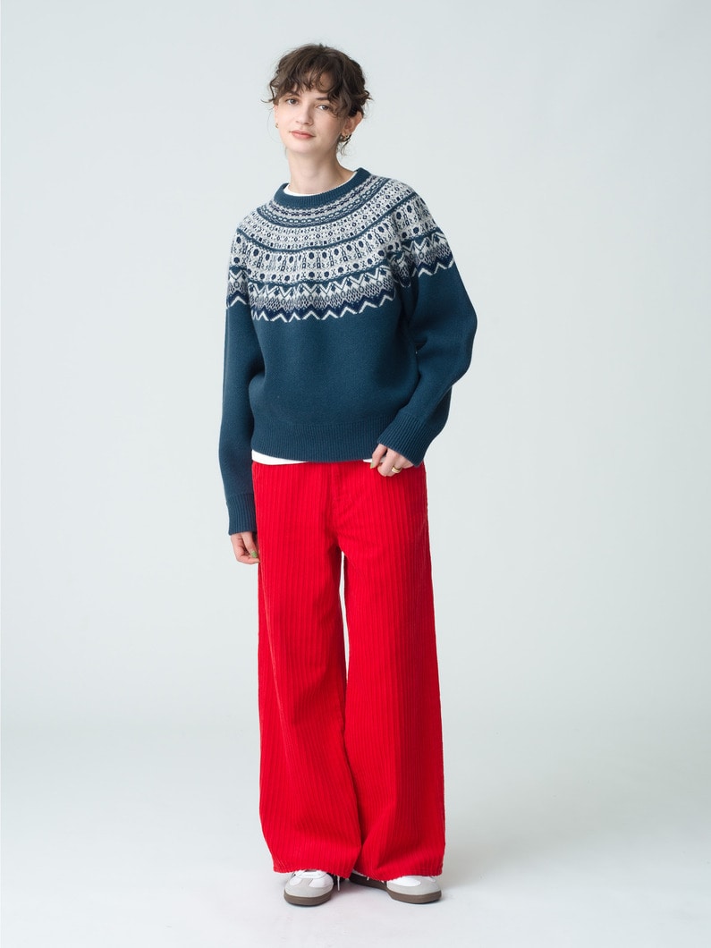 Organic Cotton Corduroy Pants 詳細画像 red 4