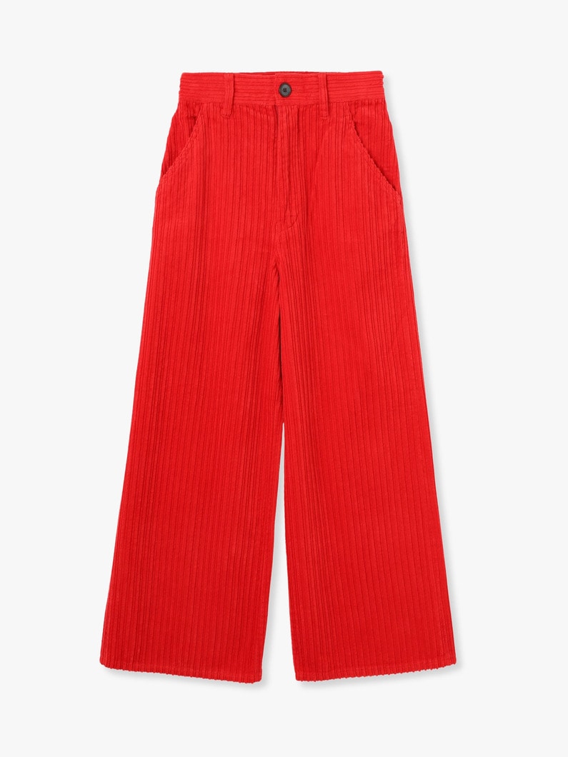 Organic Cotton Corduroy Pants 詳細画像 red 5