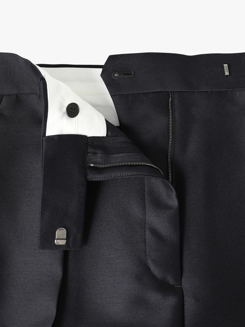 Silk Wool Twill Pants | パンツ 詳細画像 navy 2