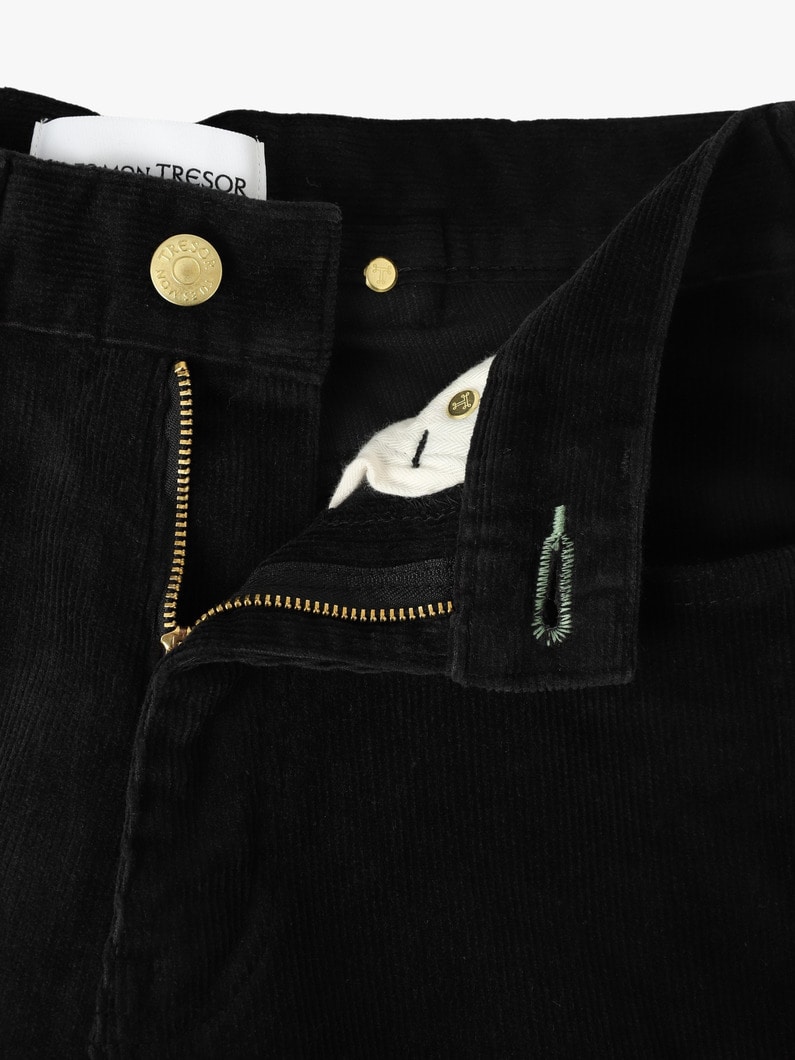 The Emerald Jean Corduroy Pants 詳細画像 black 2