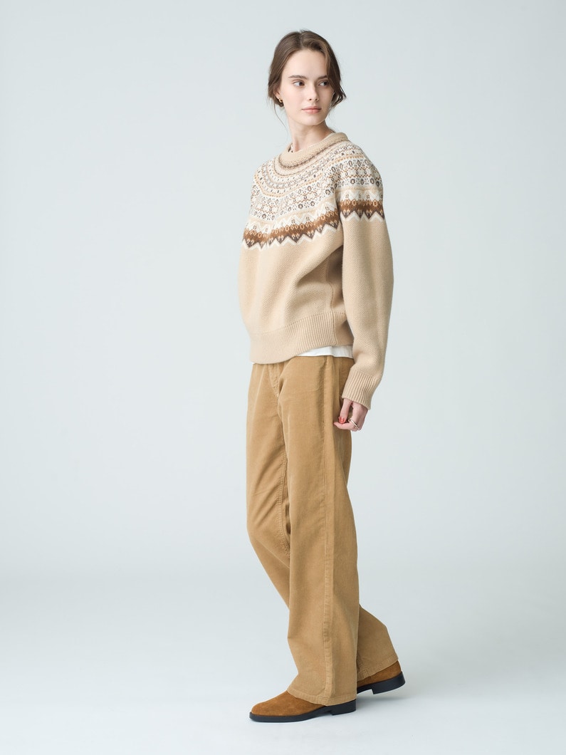 The Lapis lazuli Jean Corduroy Pants 詳細画像 camel 2