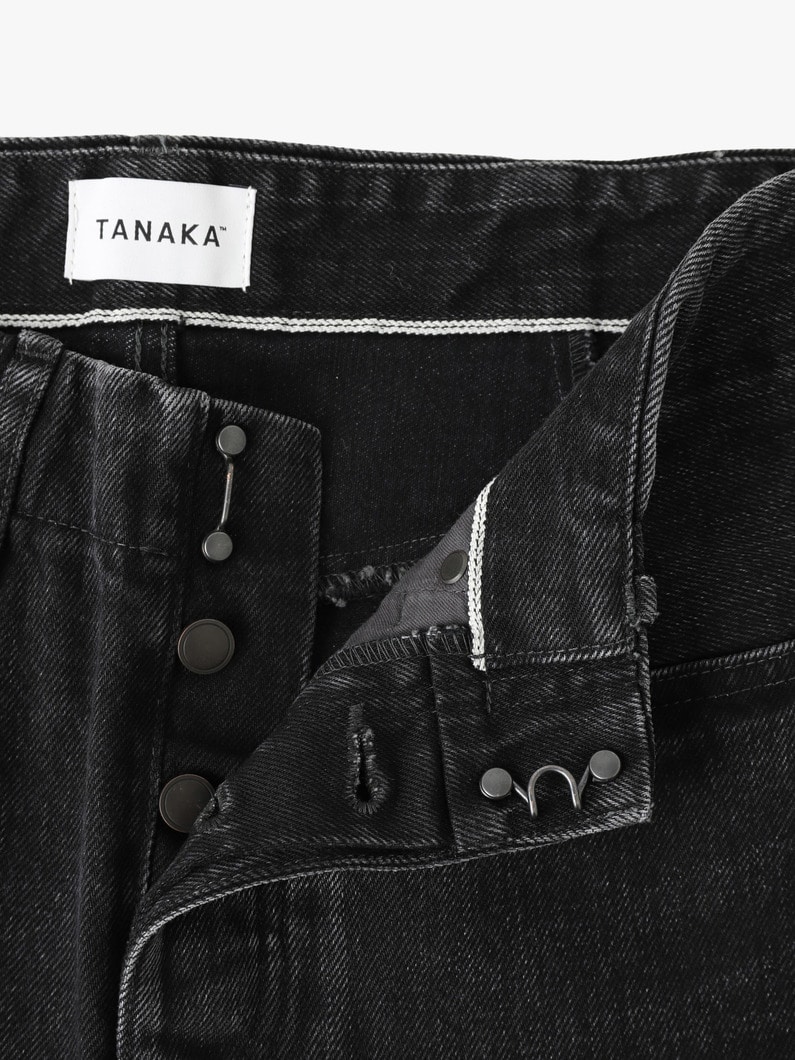 Straight Jean Trousers Pants (black) 詳細画像 black 2