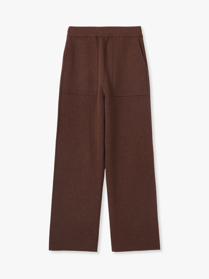 Light Wool Milan Pants 詳細画像 brown 3