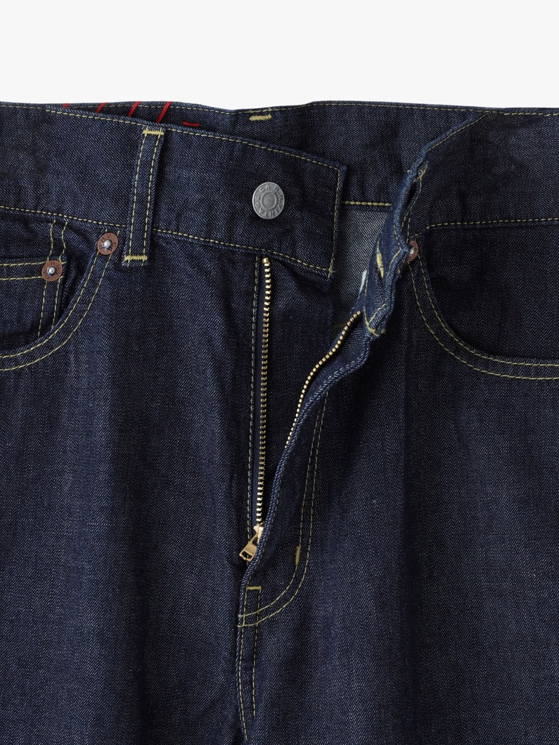 Organic High Waist Denim Pants 詳細画像 indigo 3