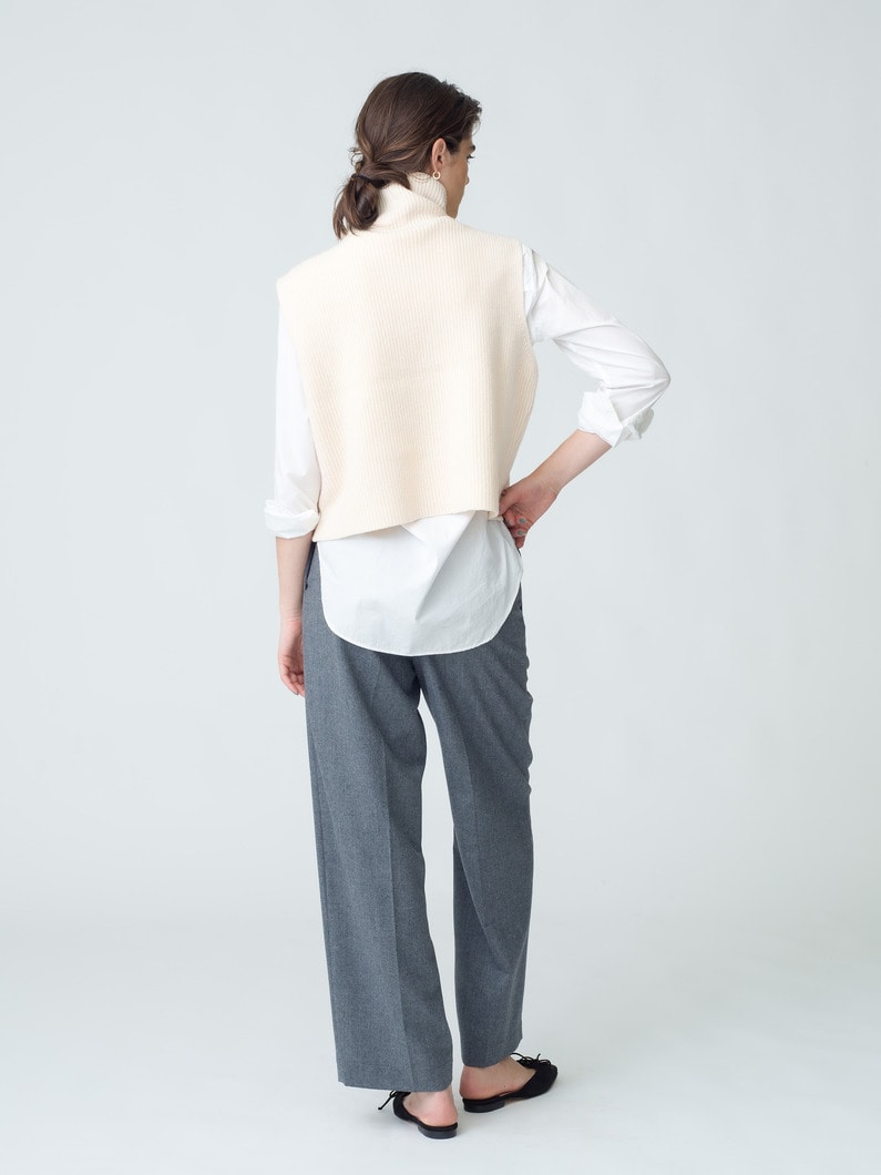 Wool Straight Pants 詳細画像 gray 2