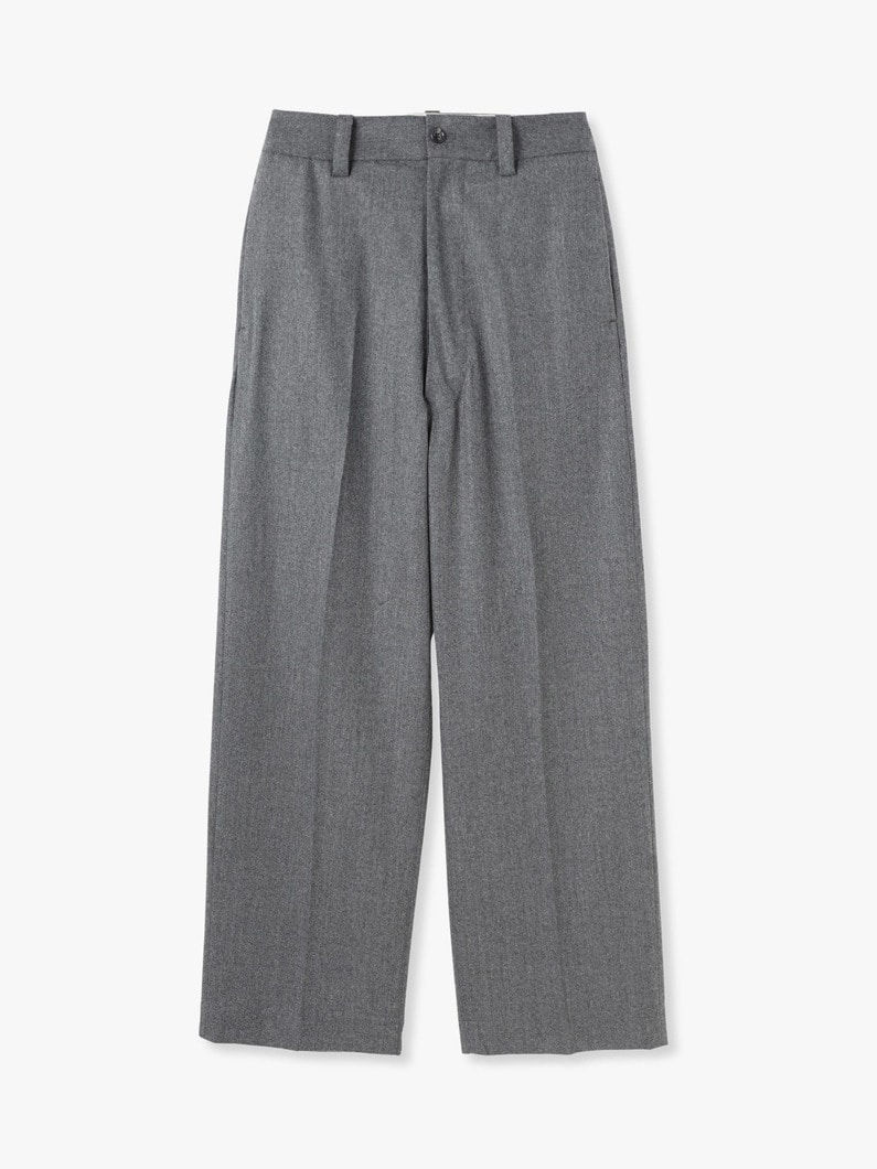 Wool Straight Pants 詳細画像 gray 3