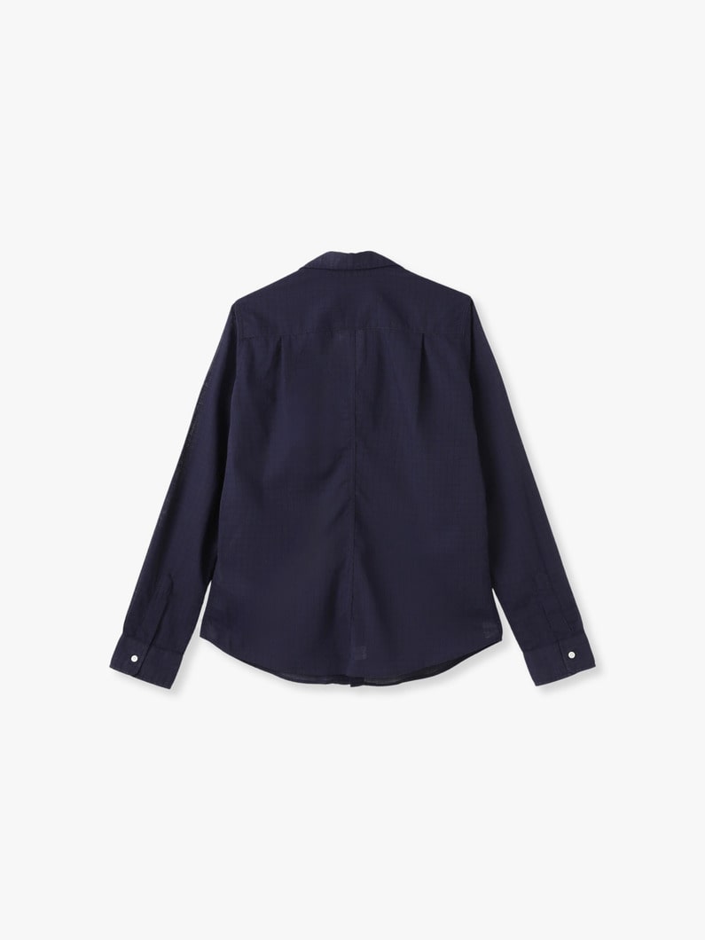 Barry Italian Cotton Shirt (navy) 詳細画像 navy 1