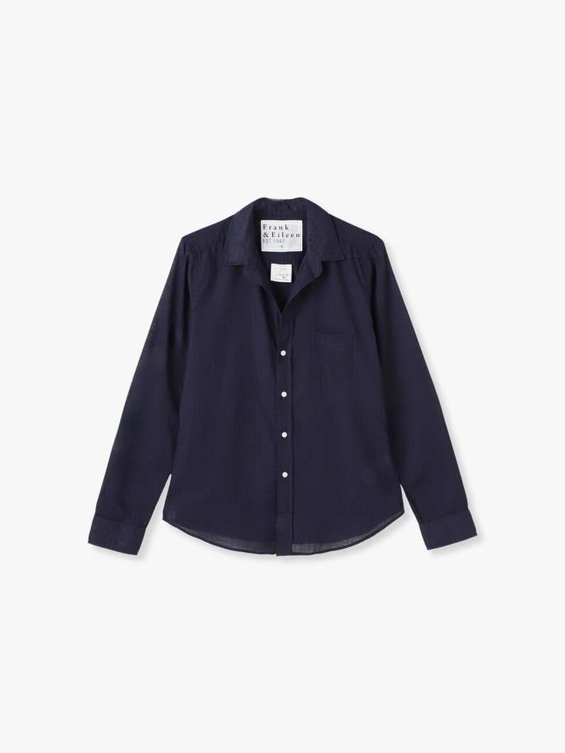 Barry Italian Cotton Shirt (navy) 詳細画像 navy 1