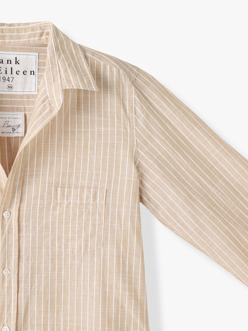 Barry Striped Shirt (beige) 詳細画像 beige 2