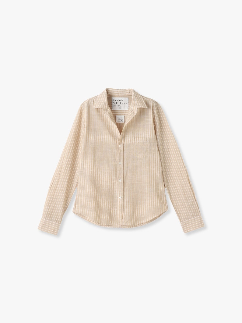 Barry Striped Shirt (beige) 詳細画像 beige 1