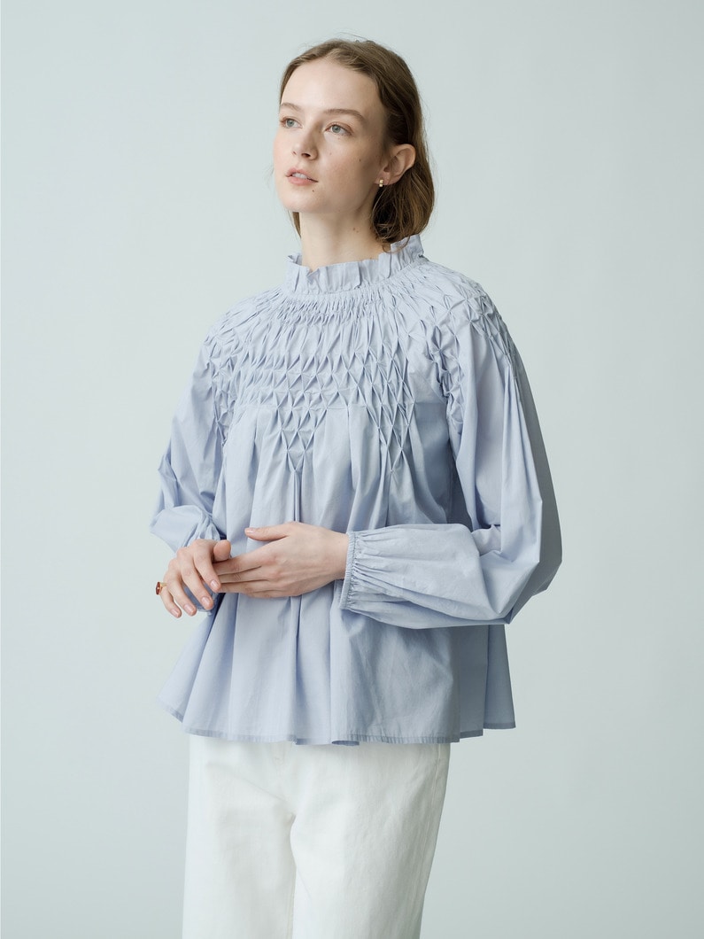 Bejart Long Sleeve Blouse (light blue) 詳細画像 light blue 1