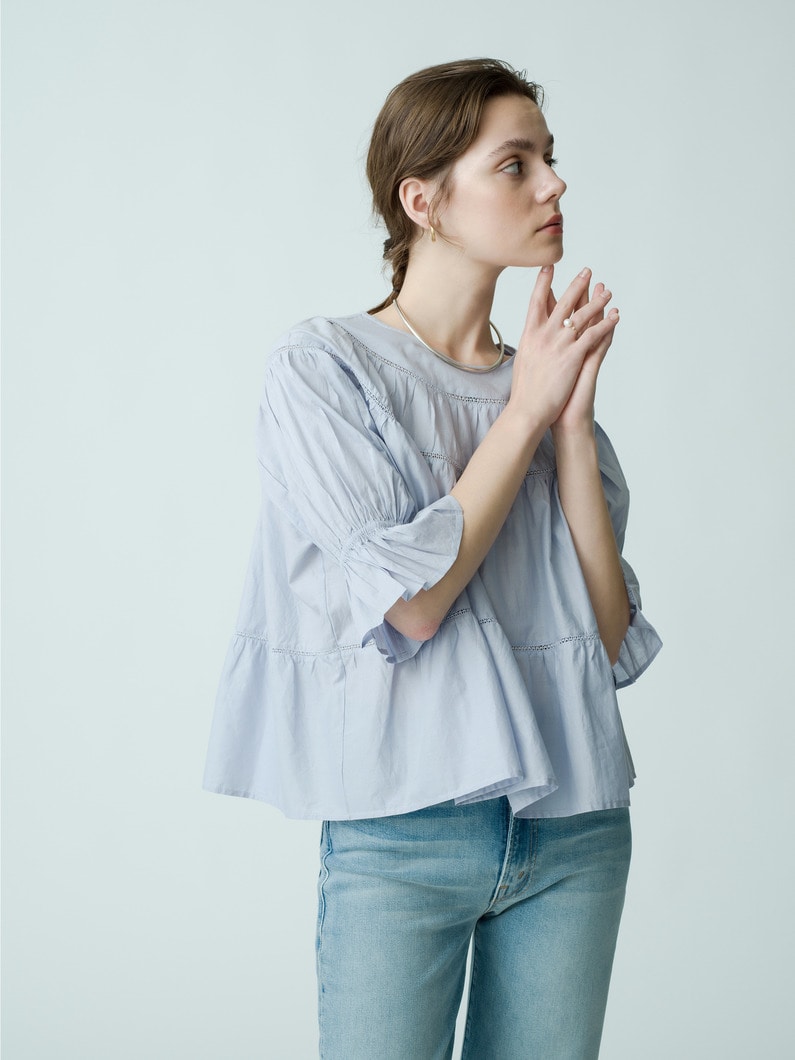 Sol Blouse (light blue) 詳細画像 light blue 2