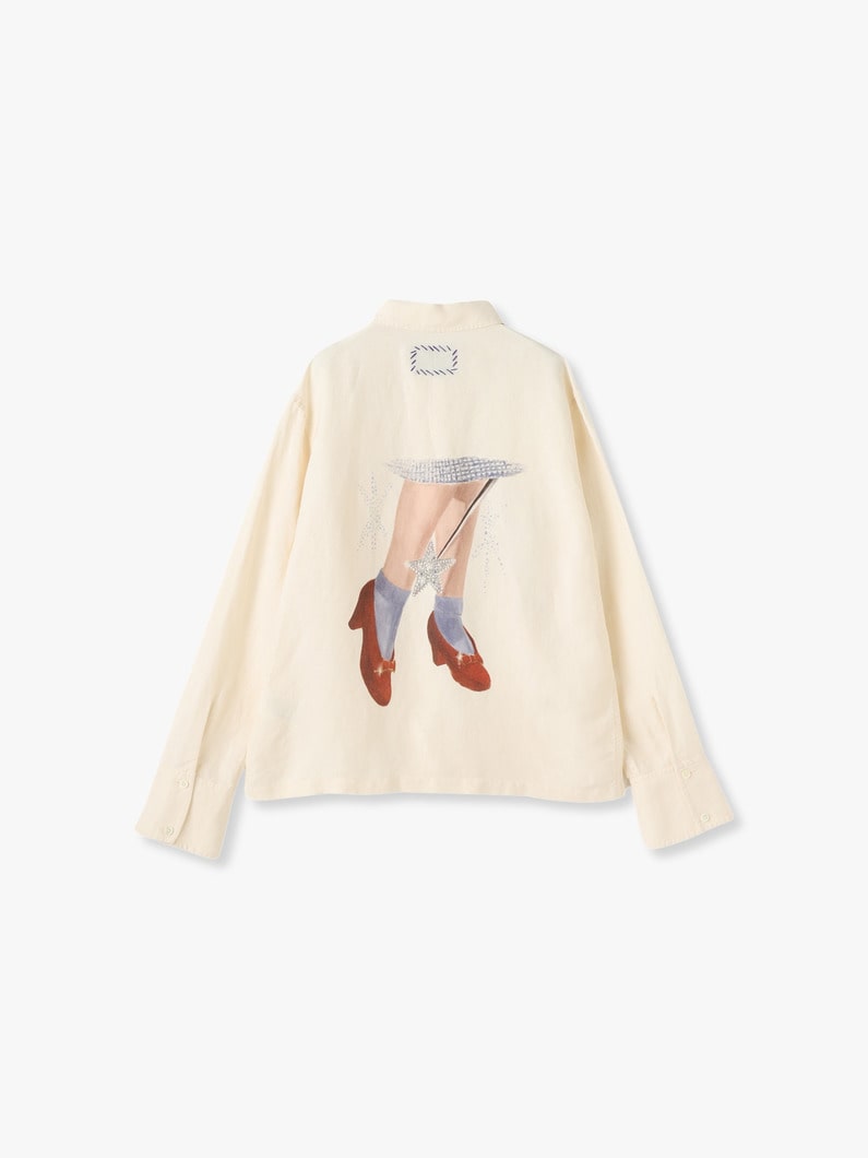 The Wizard Of Oz Print Shirt 詳細画像 off white 1