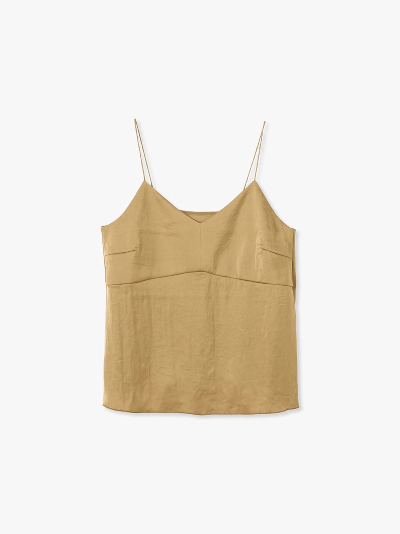 Satin Camisole Top 詳細画像 beige 5