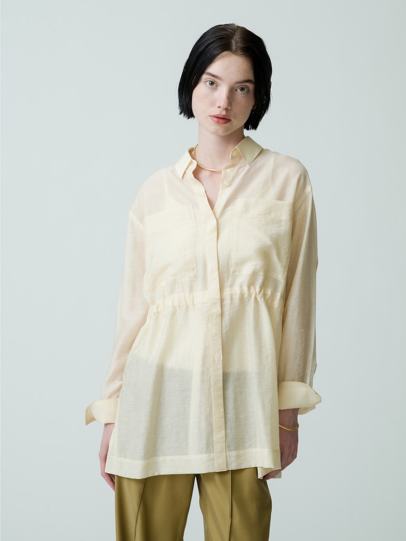 Sheer Shirt 詳細画像 ivory 1