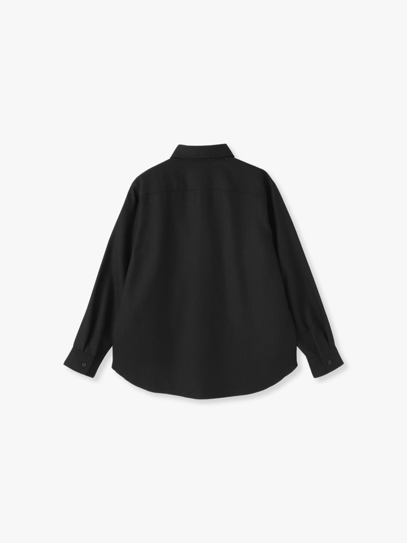 Herringbone CPO Shirt 詳細画像 black 1