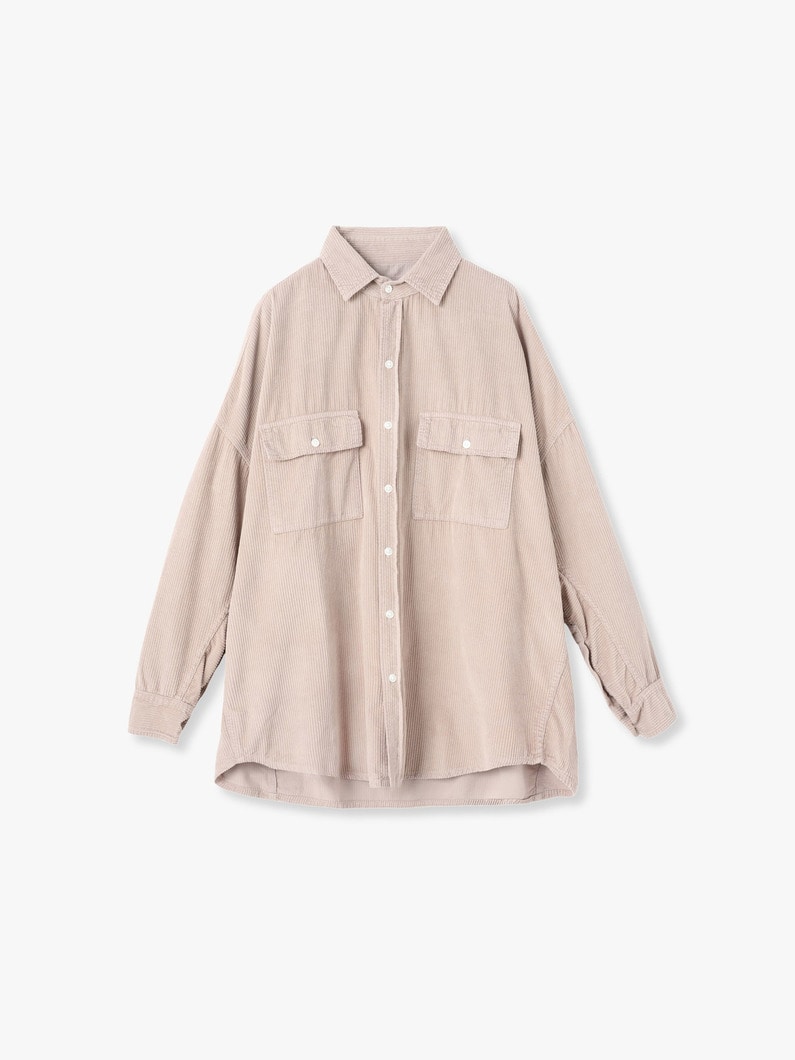 Mcloghlin Italian Corduroy Shirt 詳細画像 light beige 1