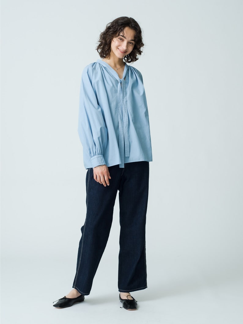 Bowtie Blouse 詳細画像 blue 5