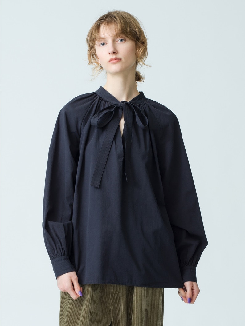 Bowtie Blouse 詳細画像 black