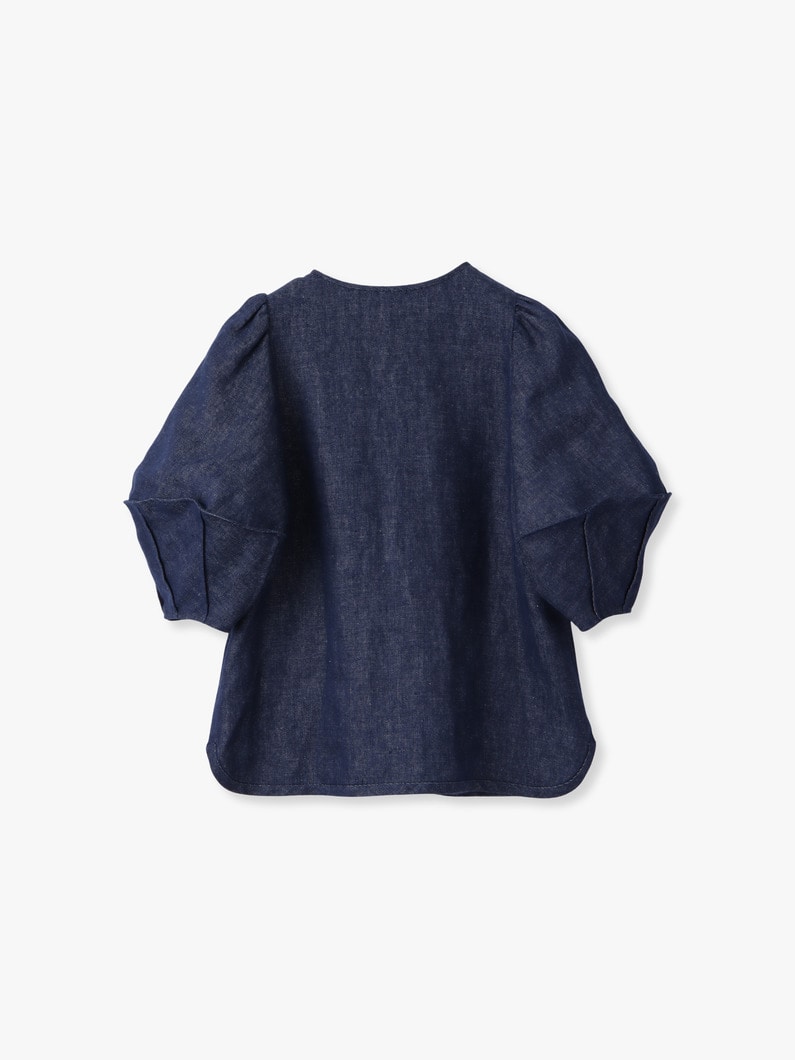 Cymbal Denim Blouse (Pre-order) 詳細画像 indigo 1