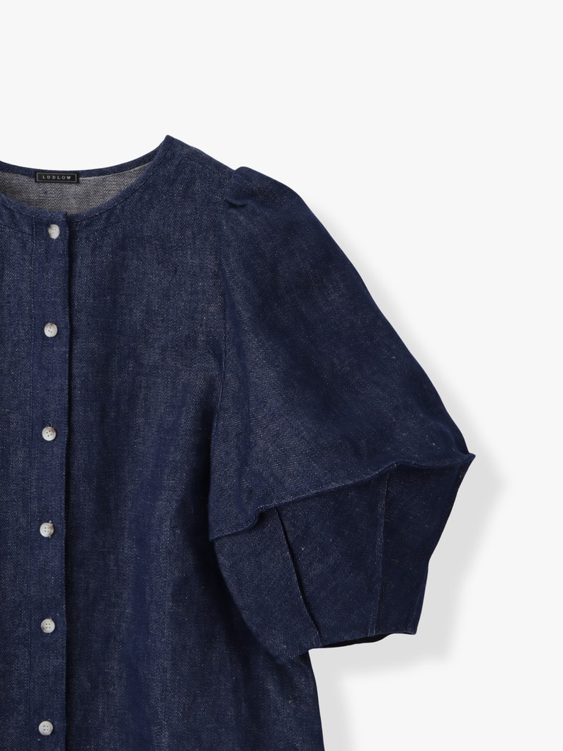 Cymbal Denim Blouse (Pre-order) 詳細画像 indigo 2