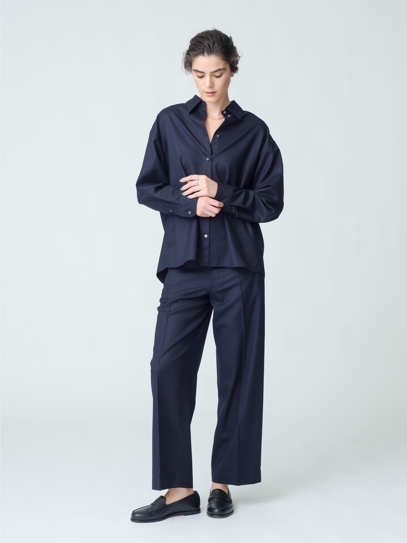 Wool Shirt 詳細画像 navy 2