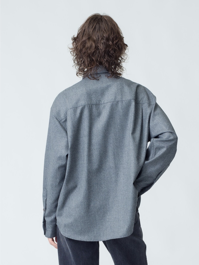 Wool Shirt 詳細画像 gray 2