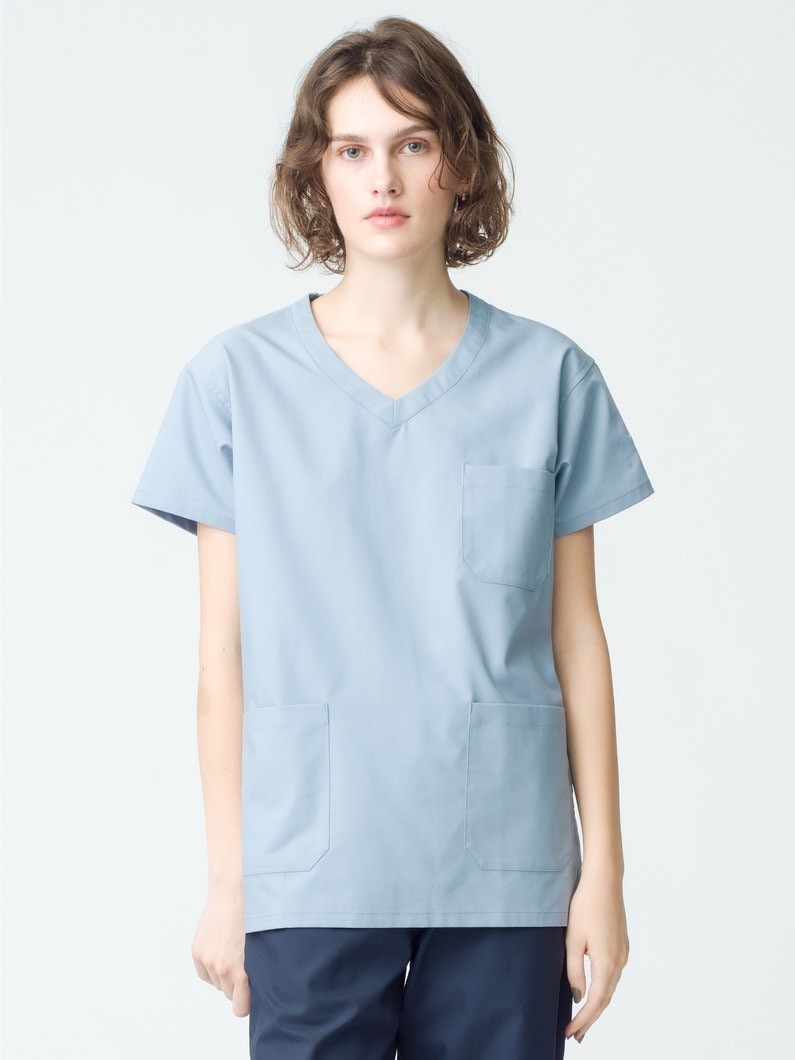 Scrub Tops（women） 詳細画像 light gray 1