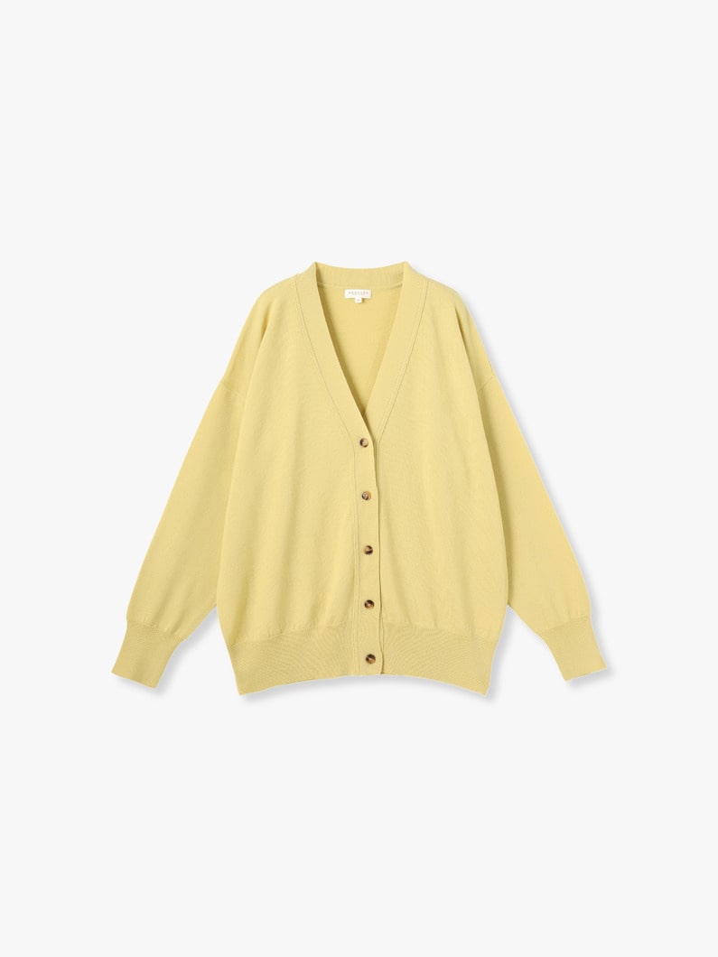 Lynette Merino Wool Cardigan 詳細画像 yellow