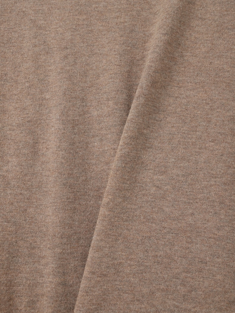 Arista Wool Cotton Tee 詳細画像 brown 3