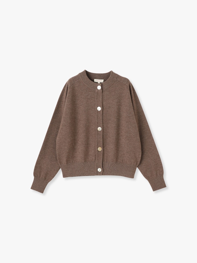 Gwen Merino Wool Cardigan 詳細画像 brown