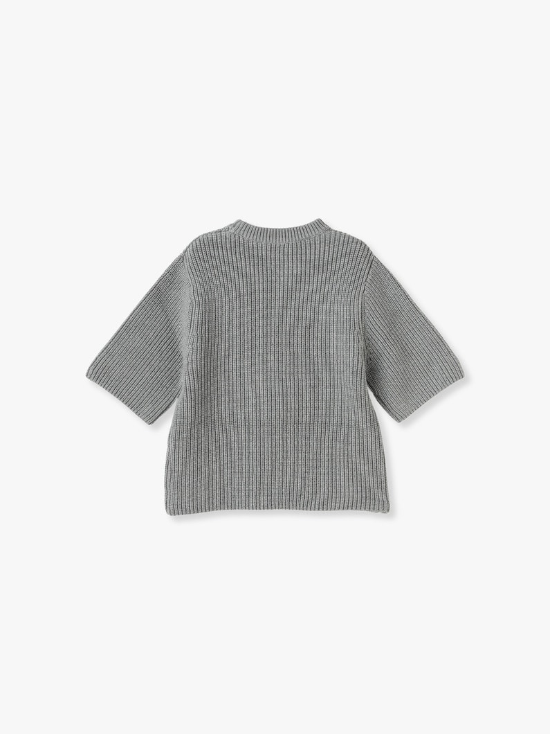 Yasu Organic Cotton Tee 詳細画像 gray 1