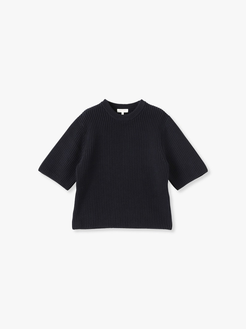 Yasu Organic Cotton Tee 詳細画像 navy 1