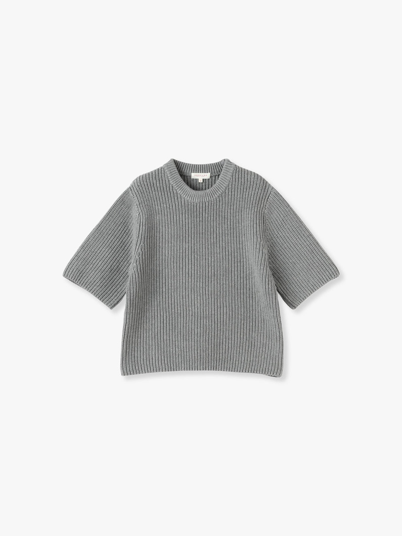 Yasu Organic Cotton Tee 詳細画像 gray 3