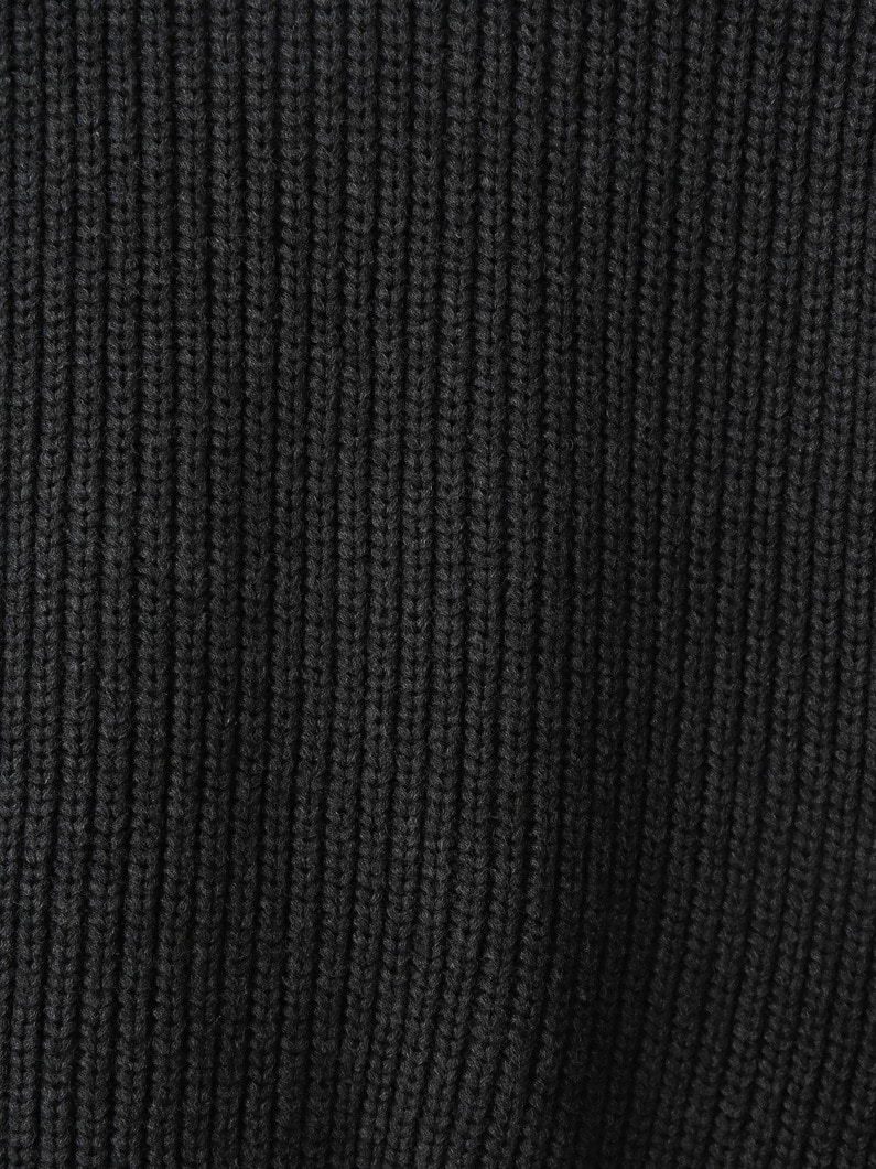 Konan Cotton Knit Pullover 詳細画像 charcoal gray 3