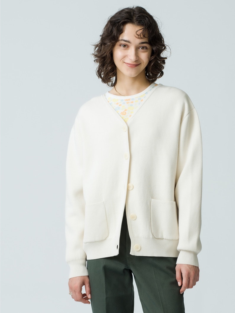 Herina Cardigan (light gray/off white) 詳細画像 off white 1